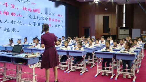 《夜宿山寺》部编版二上语文2024年秋古诗文拓展阅读现场比赛特等奖视频