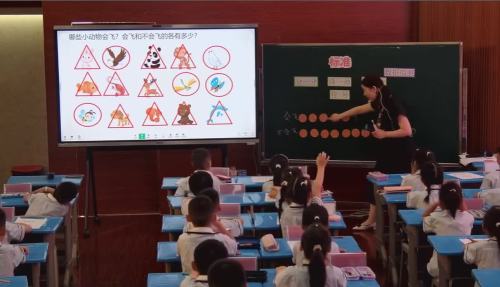 《摆一摆 想一想》新人教版一下数学2025研讨课视频