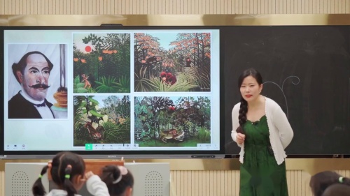 《花儿寄深情》人教版一上美术展示