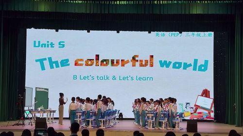 《Unit 5 The colourful world A Let’s talk and Let’s learn》新人教三上英语单元整体教学展示课视频