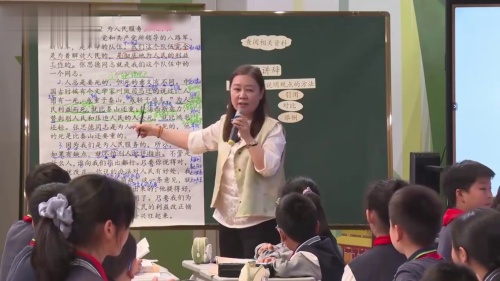 《围绕中心意思写》部编版六上语文2025教育数字化课题交流展示活动研讨课视频