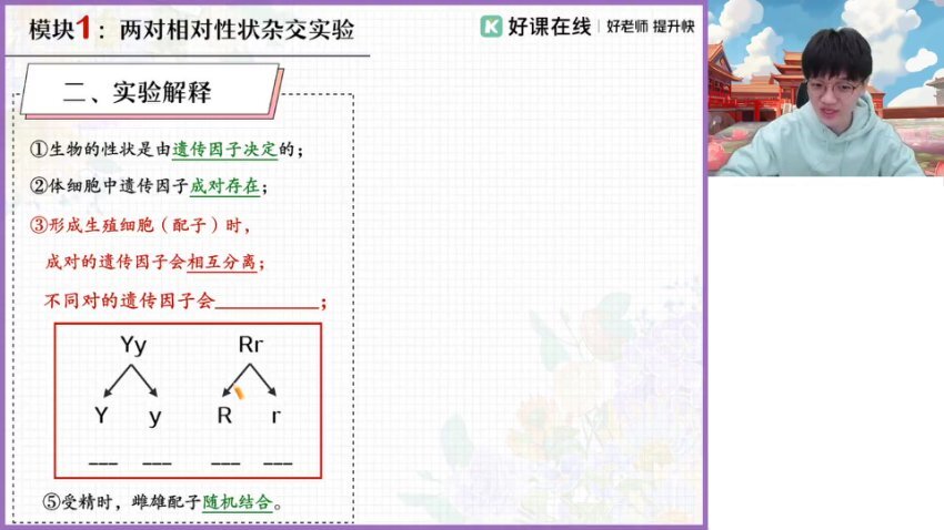 2024高一生物寒假特训班：邓康尧讲遗传与细胞专题