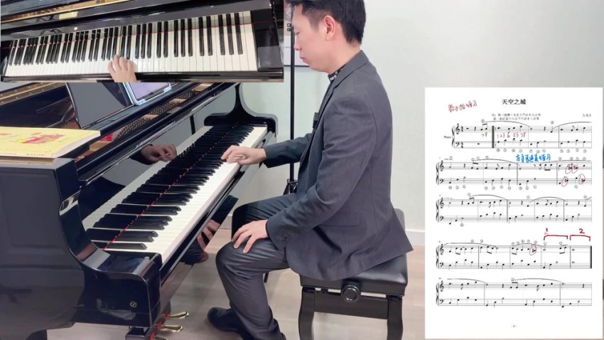 李鑫钢琴无忧课全集(1-7阶)含PDF曲谱+名曲示范