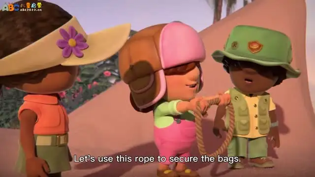 动物王国大冒险：48集中英字幕英语启蒙动画+音频+大电影