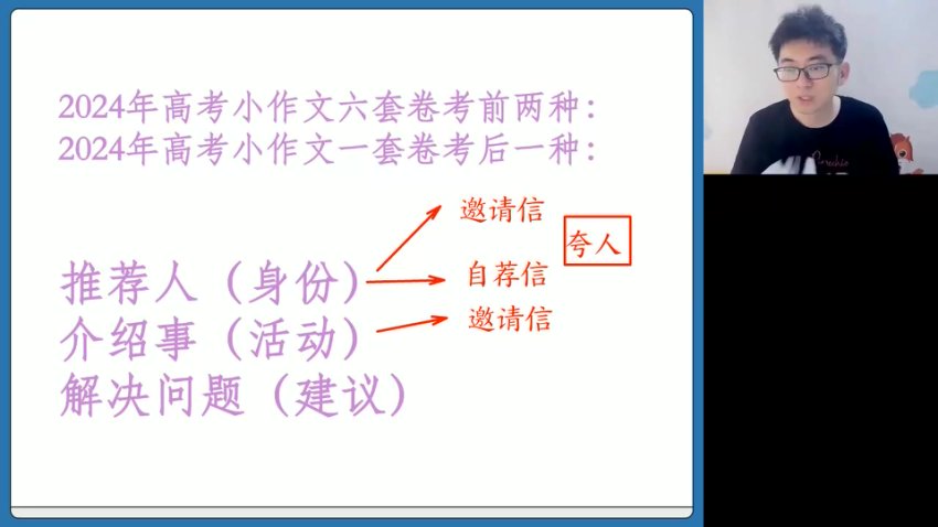 2024高三英语王双林高考冲刺班：语法+阅读+写作全攻略
