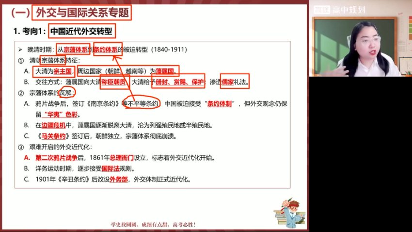 2025高考历史贾晨曦冲刺班：4讲攻克高频考点