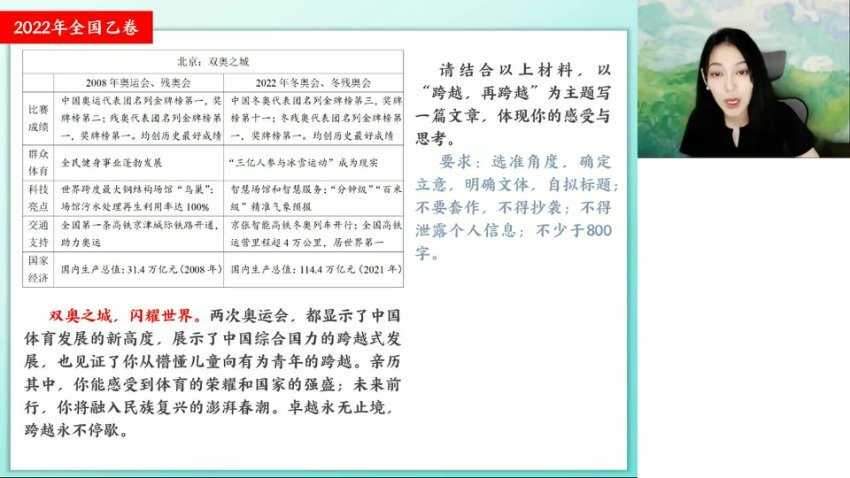 24高考语文二轮冲刺：金亦姗古诗词+作文+阅读高分攻略