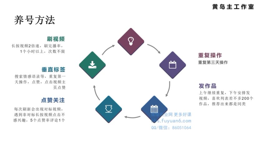 黄岛主短视频情感号变现实战课程