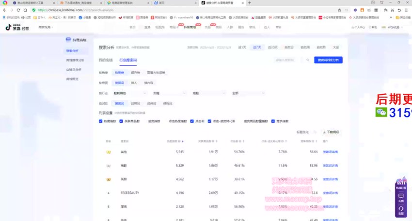 抖音小店SEO盈利实战陪跑课程