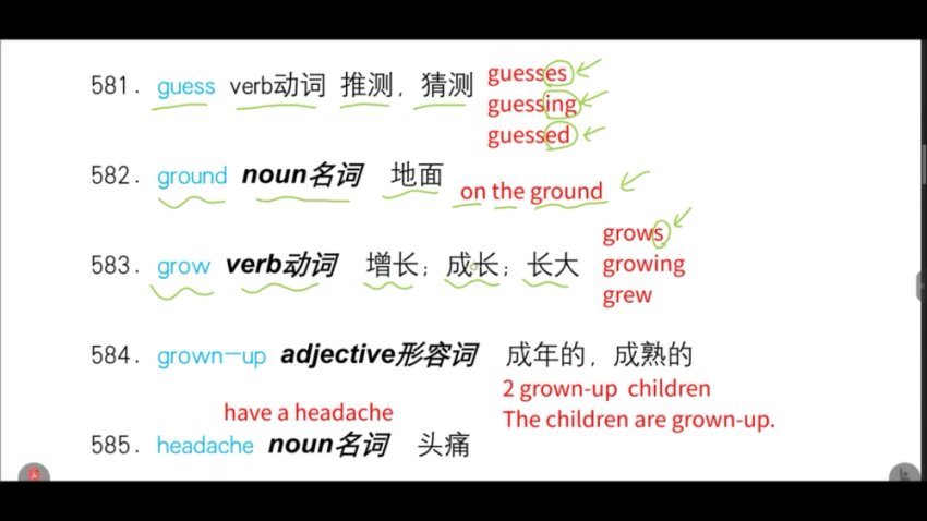 徐老师小学英语800核心单词速记宝典（含视频+练习）