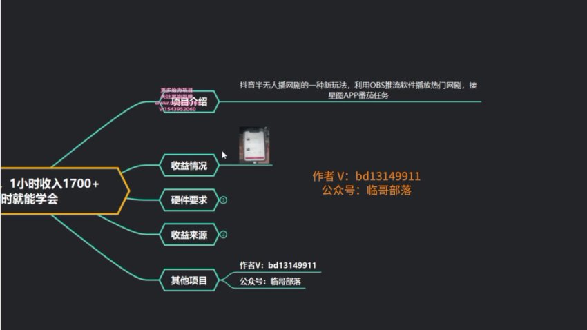 抖音半无人直播：OBS推流热门网剧赚钱秘籍